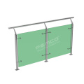 Low price hot selling Stainless steel tempered glass railing deck handrail